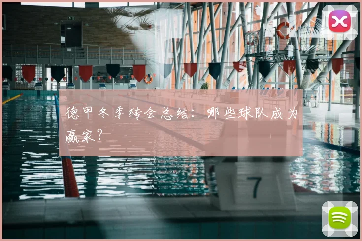 德甲冬季转会总结：哪些球队成为赢家？